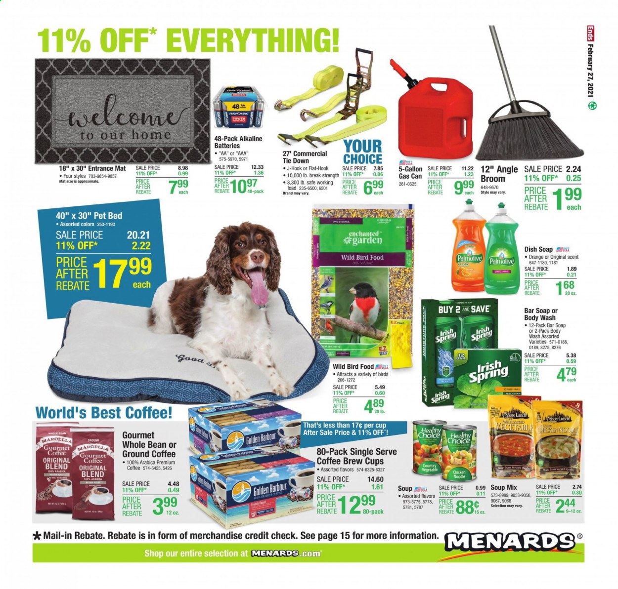 Menards ad - 02/21/2021 - 02/27/2021. Page 20