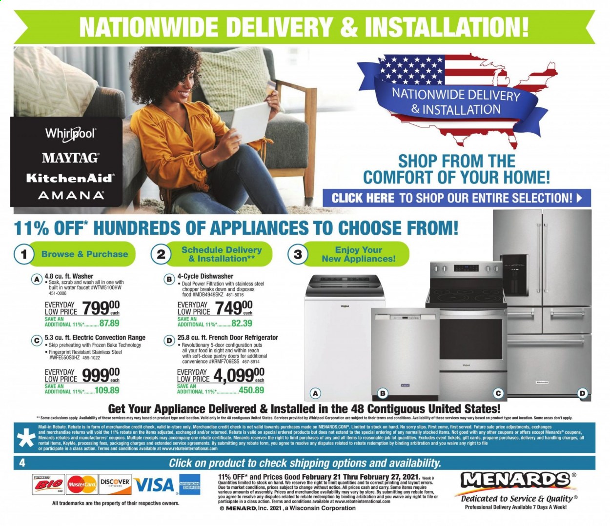 Menards ad - 02/21/2021 - 02/27/2021. Page 4
