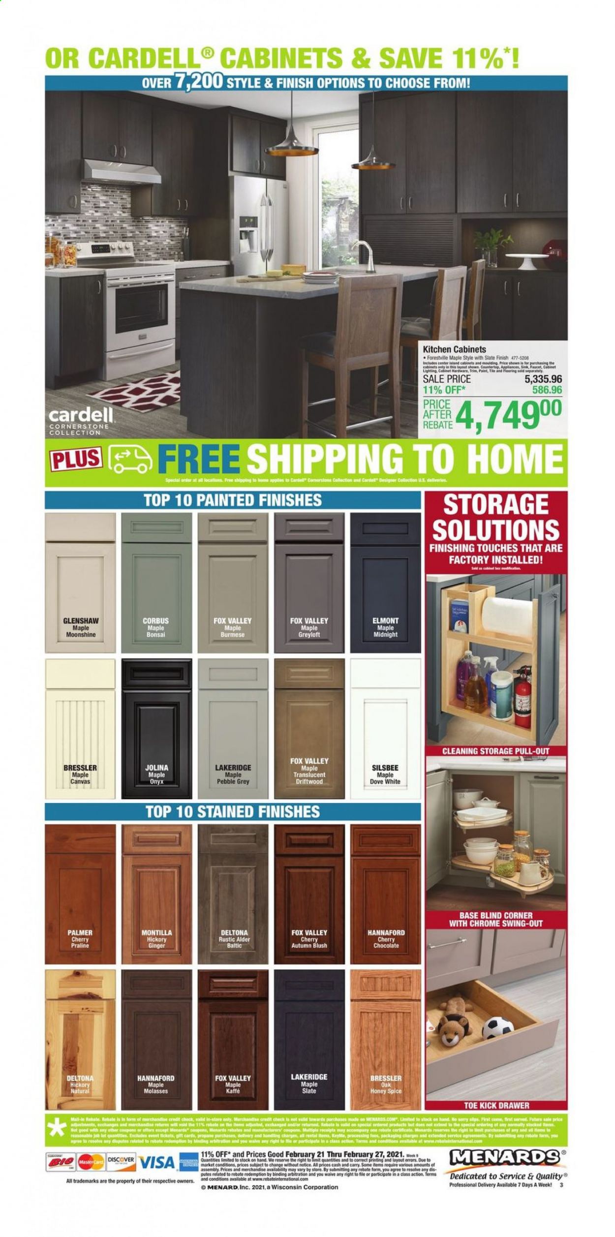 Menards ad - 02/21/2021 - 02/27/2021. Page 3