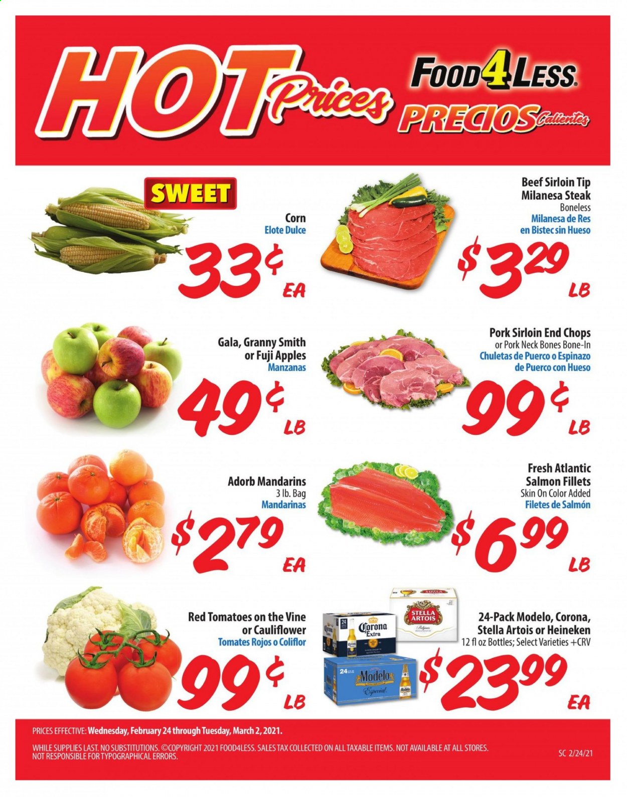 Food 4 Less ad - 02/24/2021 - 03/02/2021. Page 1