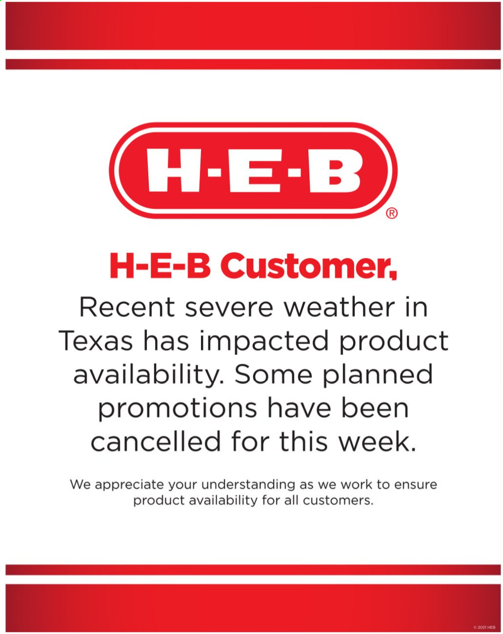 H-E-B ad - 02/24/2021 - 03/02/2021. Page 1