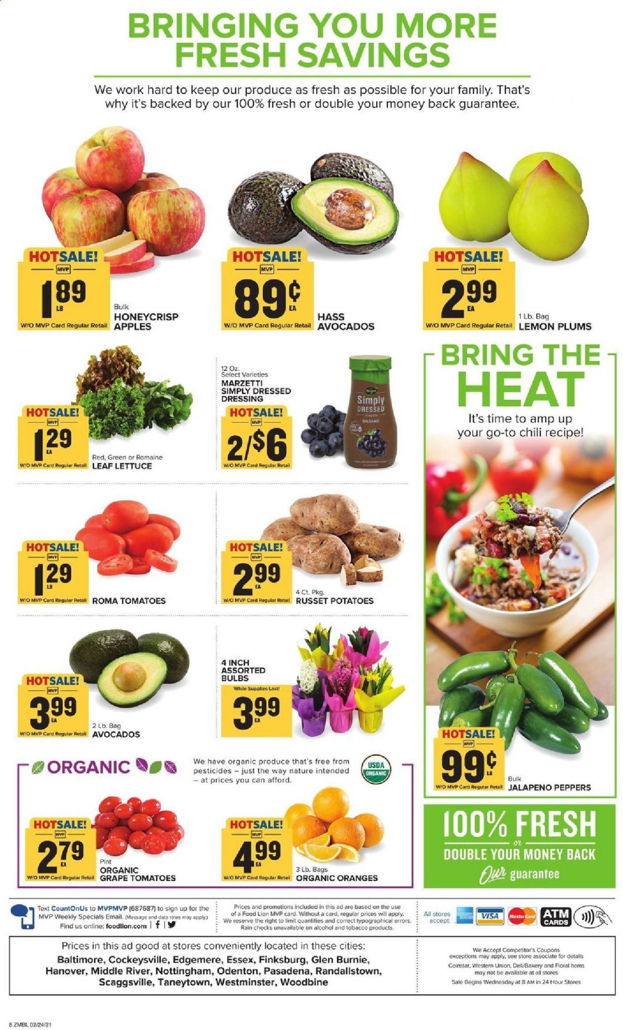 Food Lion ad - 02/24/2021 - 03/02/2021. Page 8