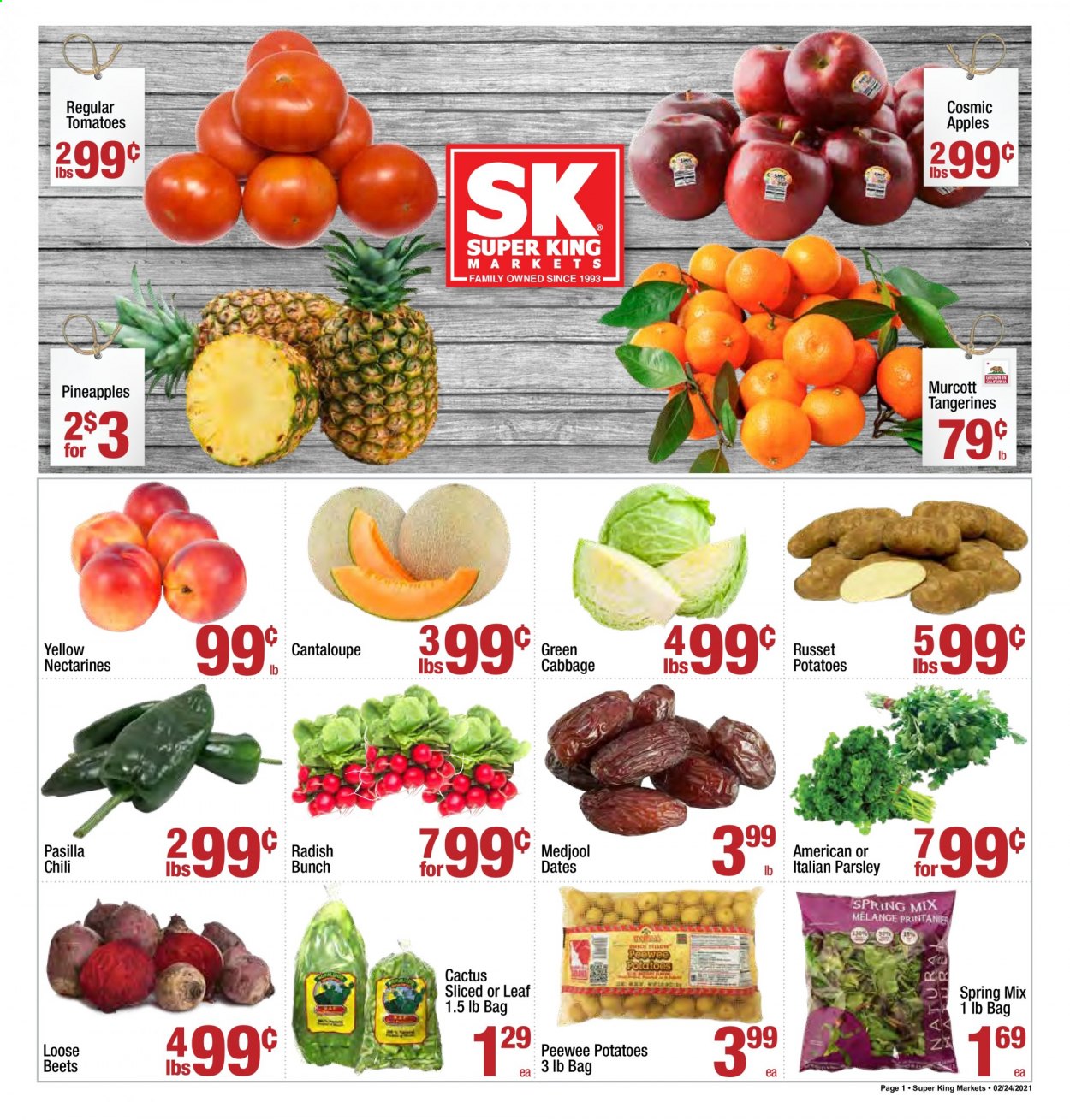 Super King Markets ad - 02/24/2021 - 03/02/2021. Page 1