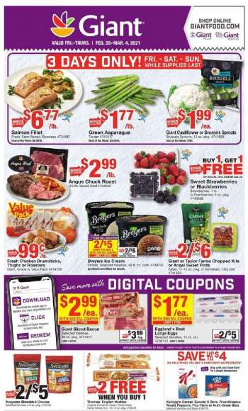 Giant Food Flyer - 02.26.2021 - 03.04.2021.