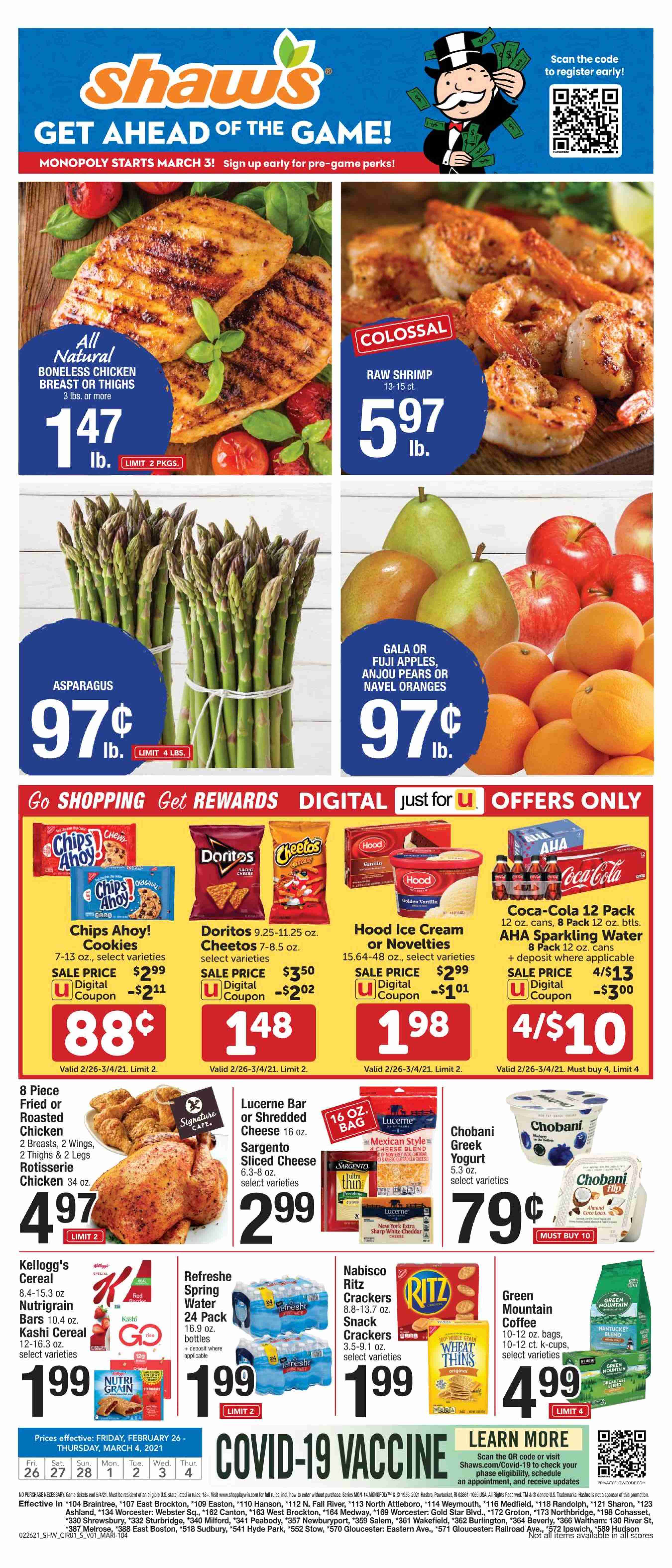 Shaw’s ad - 02/26/2021 - 03/04/2021. Page 1