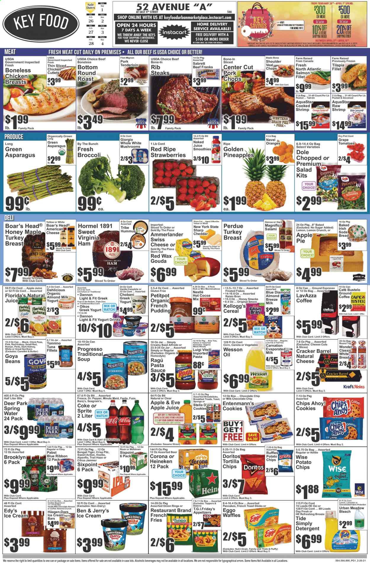 Key Food ad - 02/26/2021 - 03/04/2021. Page 1