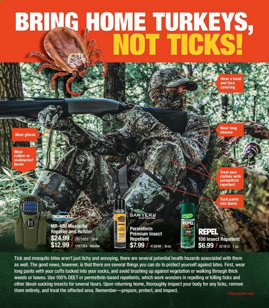 thumbnail - Cabela's Flyer - 02/27/2021 - 06/05/2021 - Sales products - boots, pants, socks, gloves, holster. Page 54.