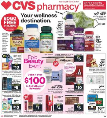CVS Pharmacy Flyer - 02.28.2021 - 03.06.2021.