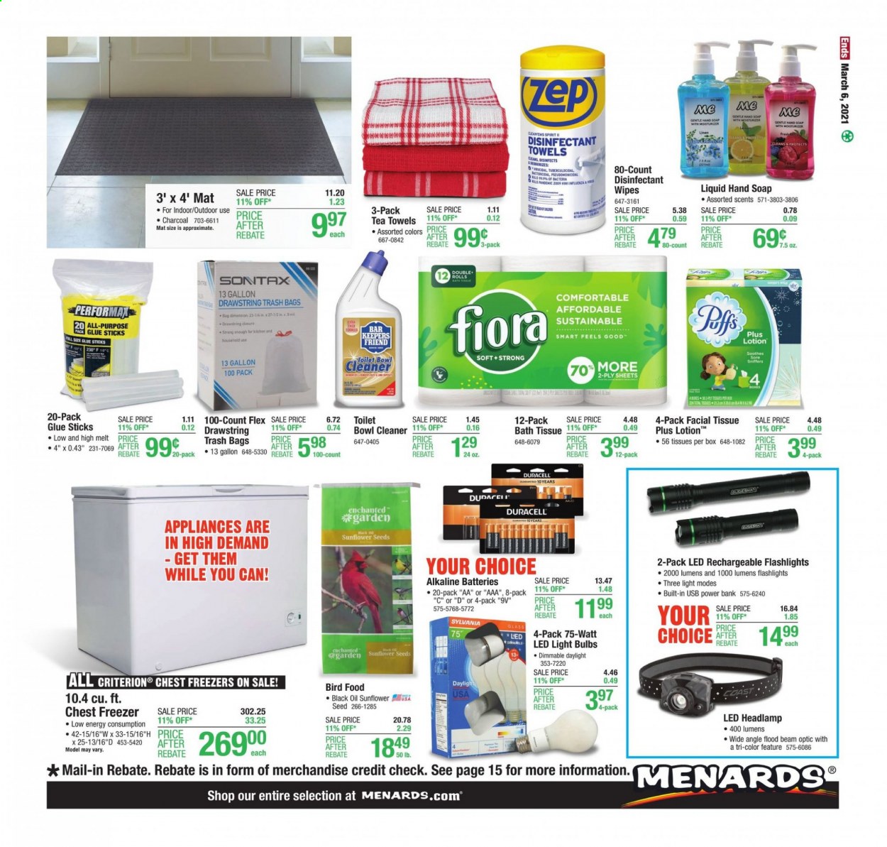 Menards ad - 02/28/2021 - 03/06/2021. Page 20