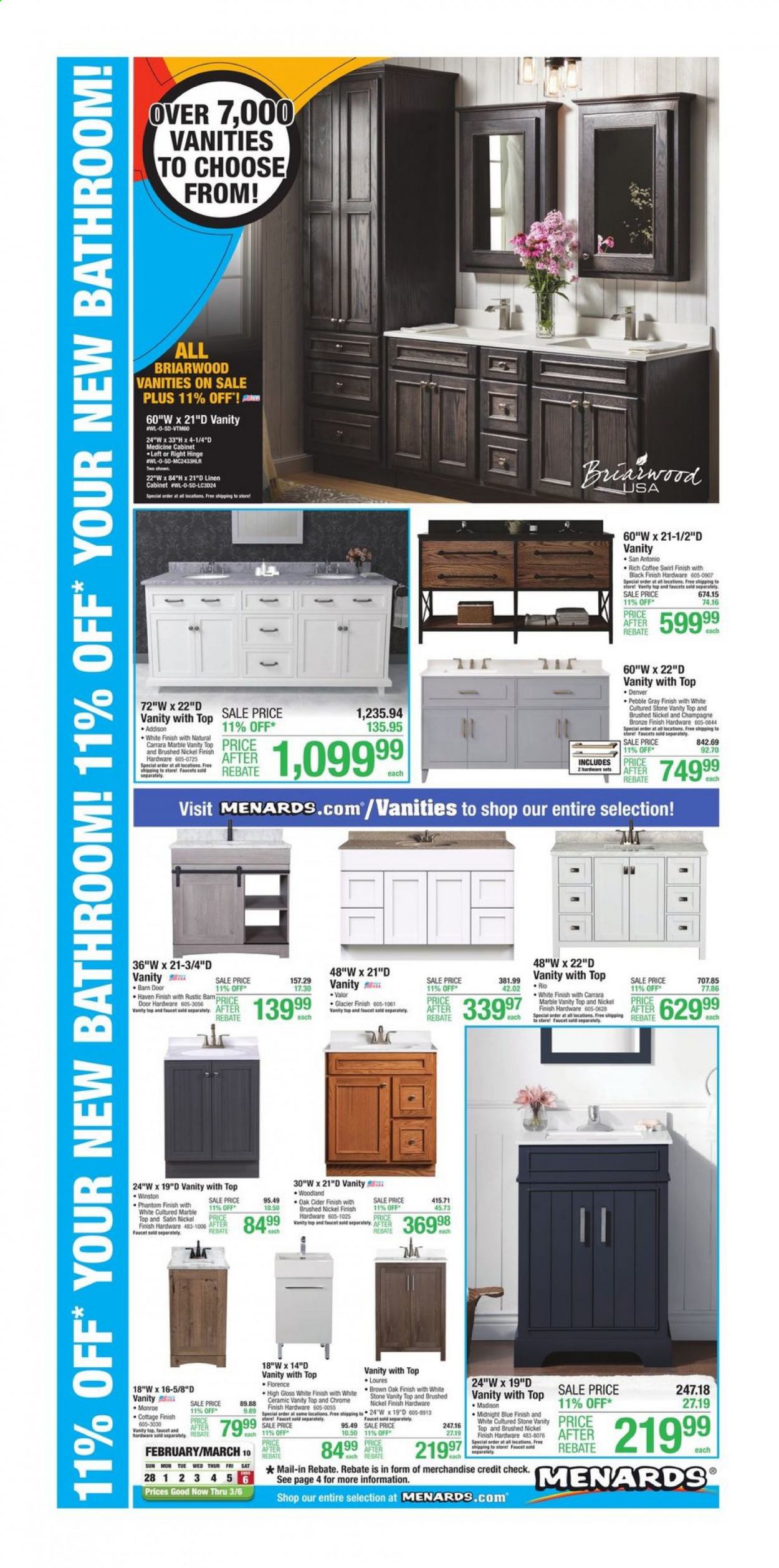 Menards ad - 02/28/2021 - 03/06/2021. Page 1