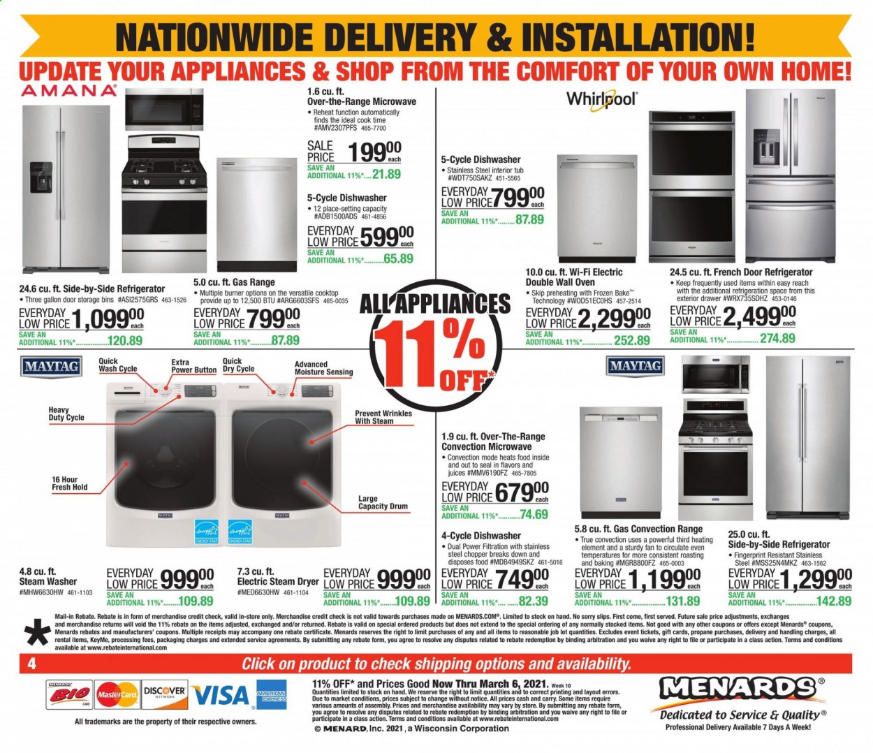 Menards ad - 02/28/2021 - 03/06/2021. Page 4