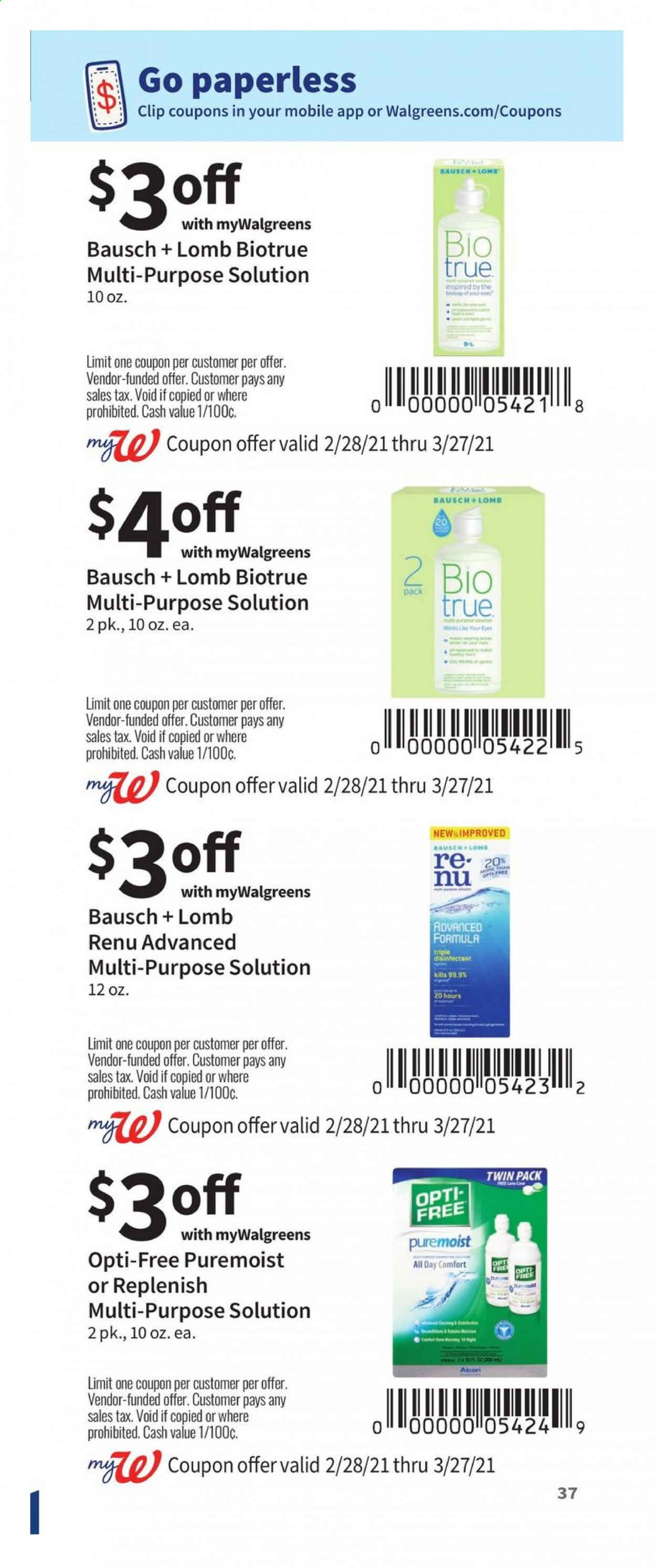 Walgreens ad - 02/28/2021 - 03/27/2021. Page 37