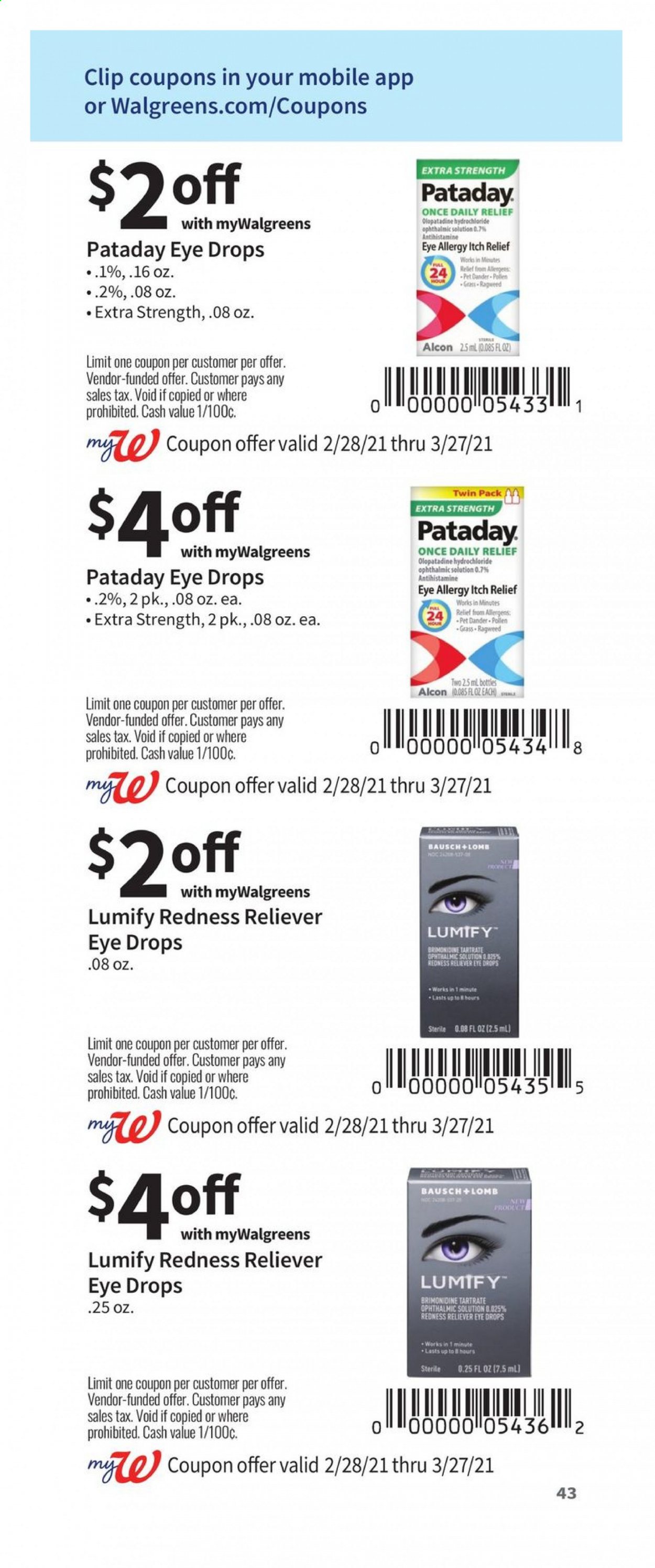 Walgreens ad - 02/28/2021 - 03/27/2021. Page 43