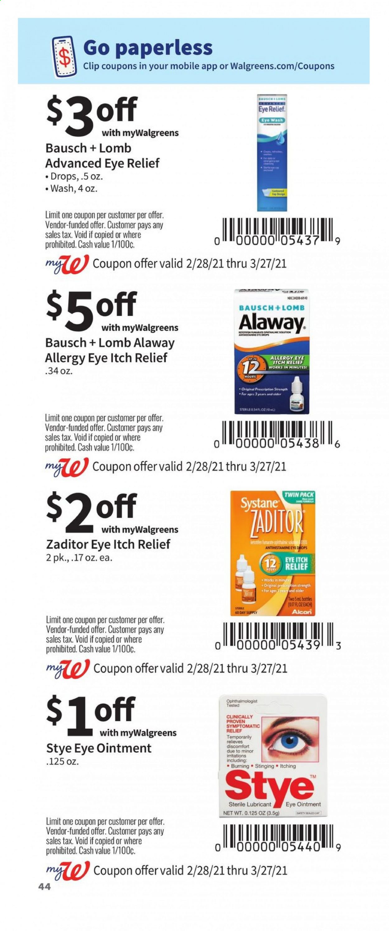 Walgreens ad - 02/28/2021 - 03/27/2021. Page 44