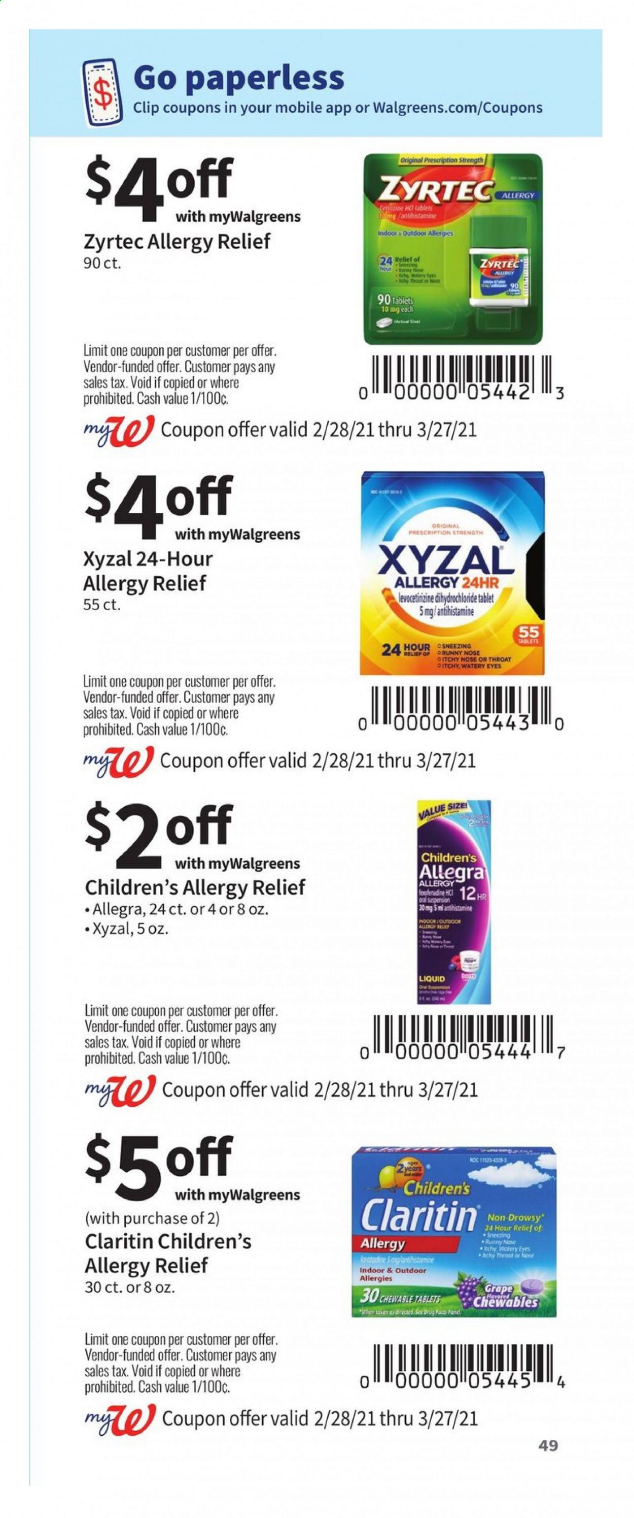 Walgreens ad - 02/28/2021 - 03/27/2021. Page 49