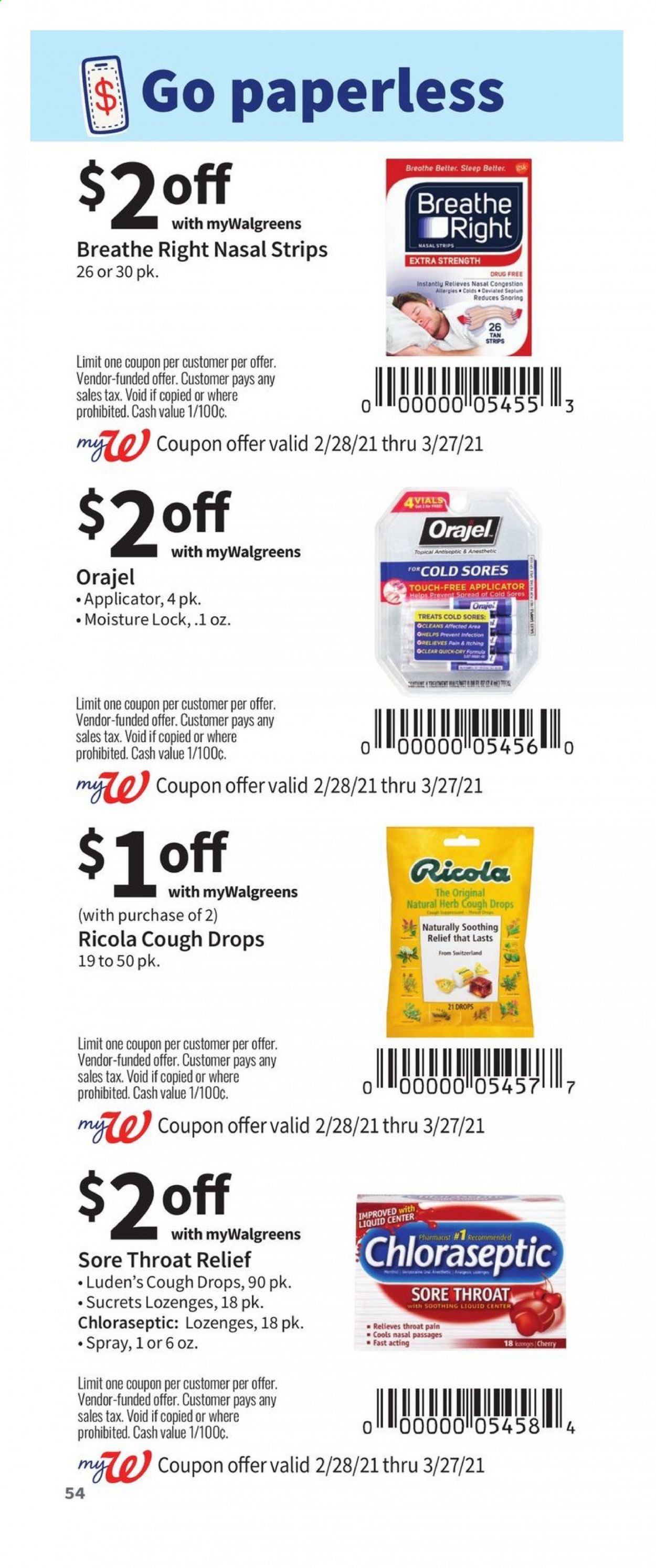 Walgreens ad - 02/28/2021 - 03/27/2021. Page 54