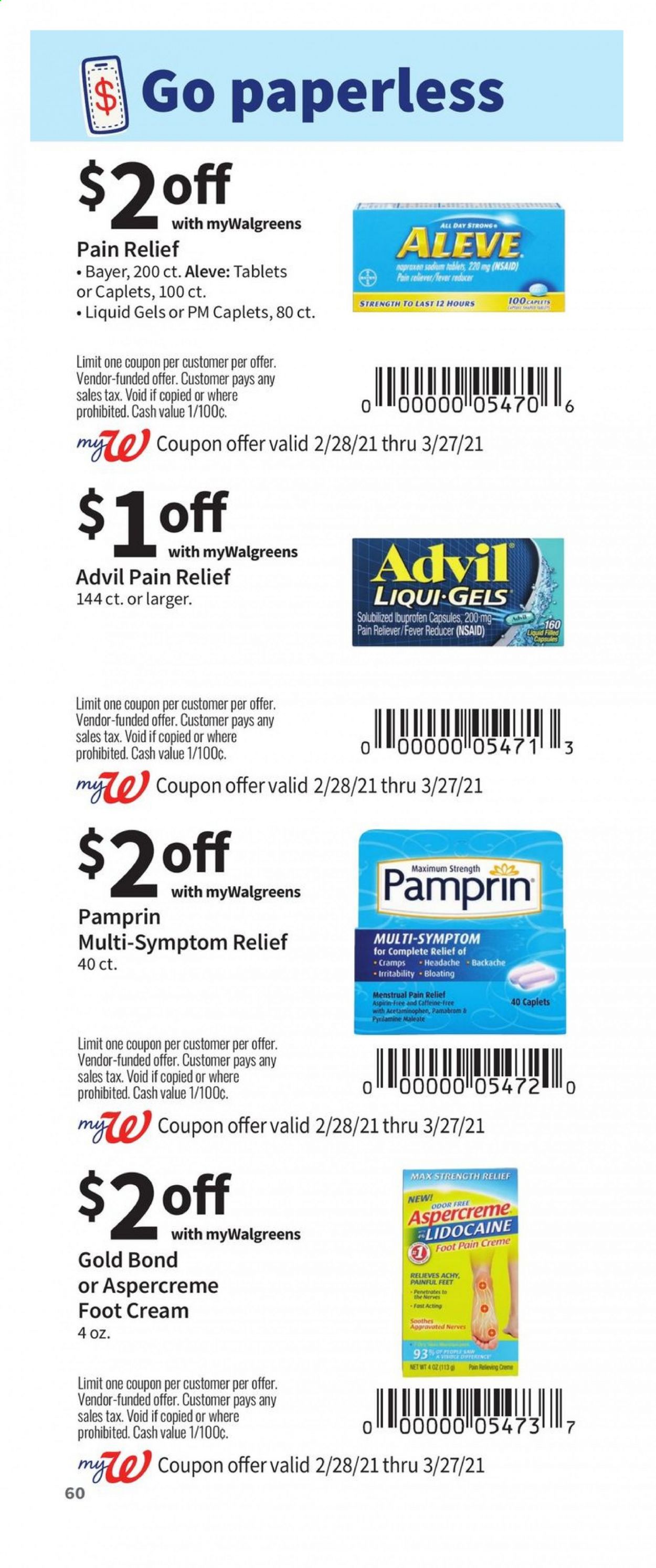 Walgreens ad - 02/28/2021 - 03/27/2021. Page 60