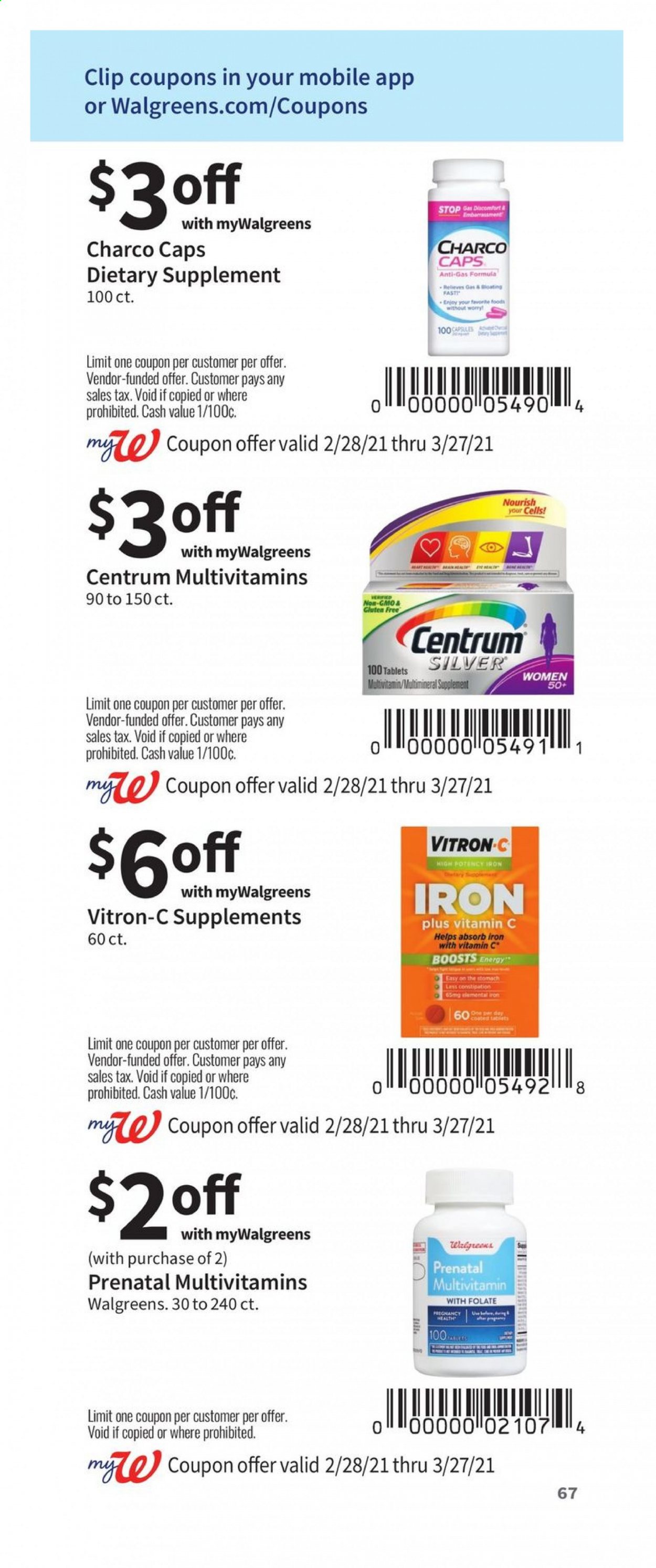 Walgreens ad - 02/28/2021 - 03/27/2021. Page 67