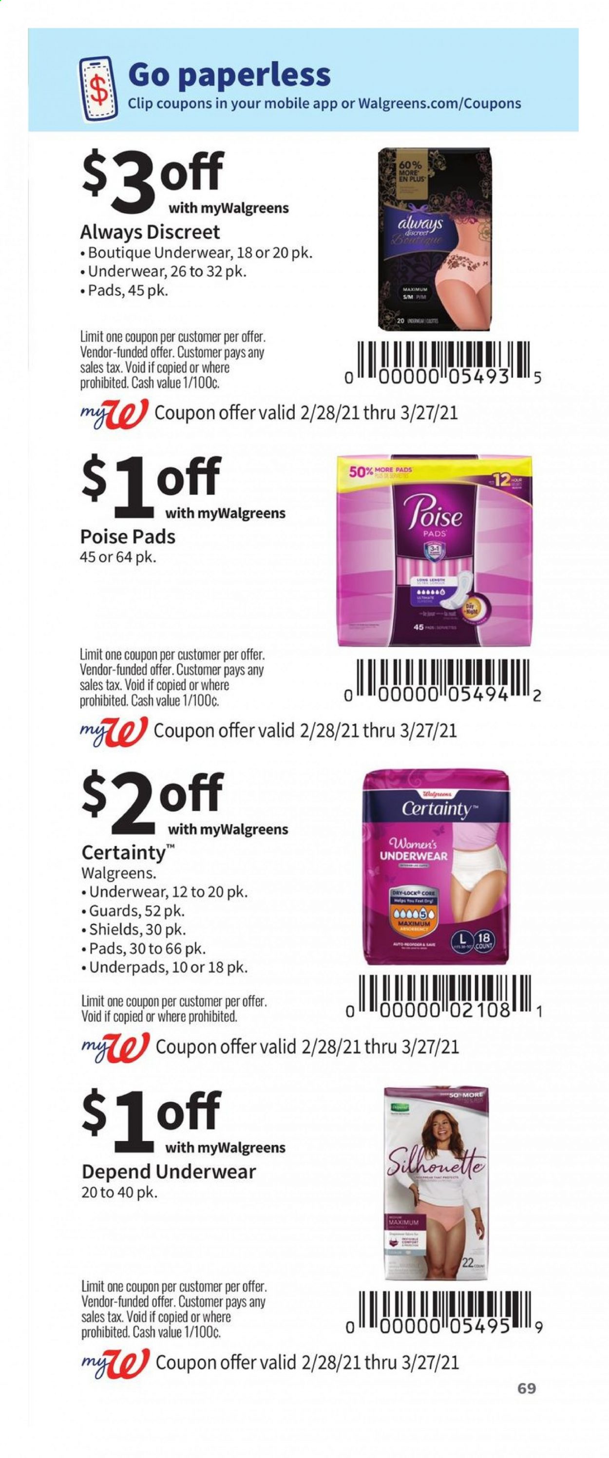 Walgreens ad - 02/28/2021 - 03/27/2021. Page 69