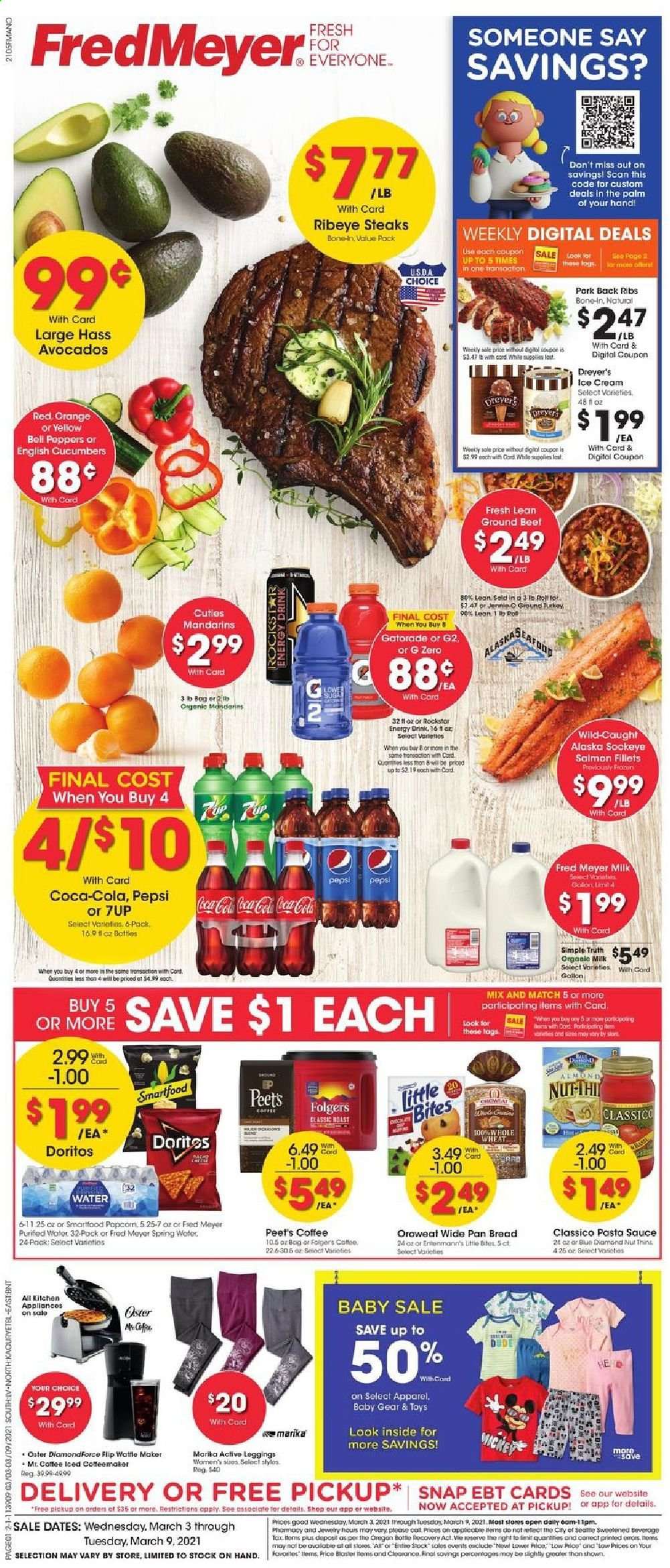 Fred Meyer ad - 03/03/2021 - 03/09/2021. Page 1
