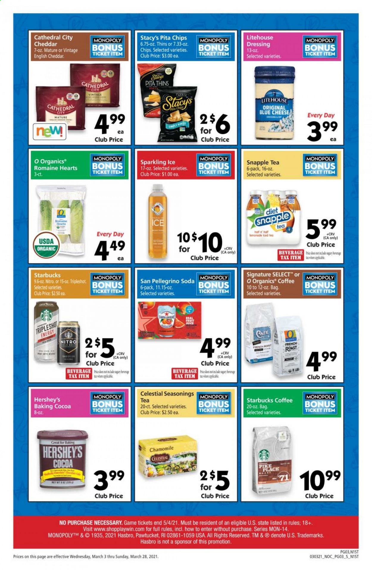 Safeway ad - 03/03/2021 - 03/28/2021. Page 3