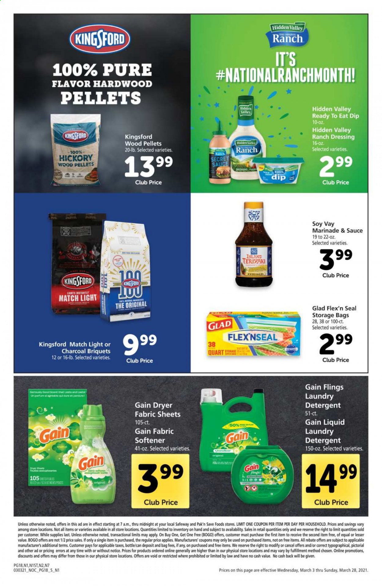 Safeway ad - 03/03/2021 - 03/28/2021. Page 18