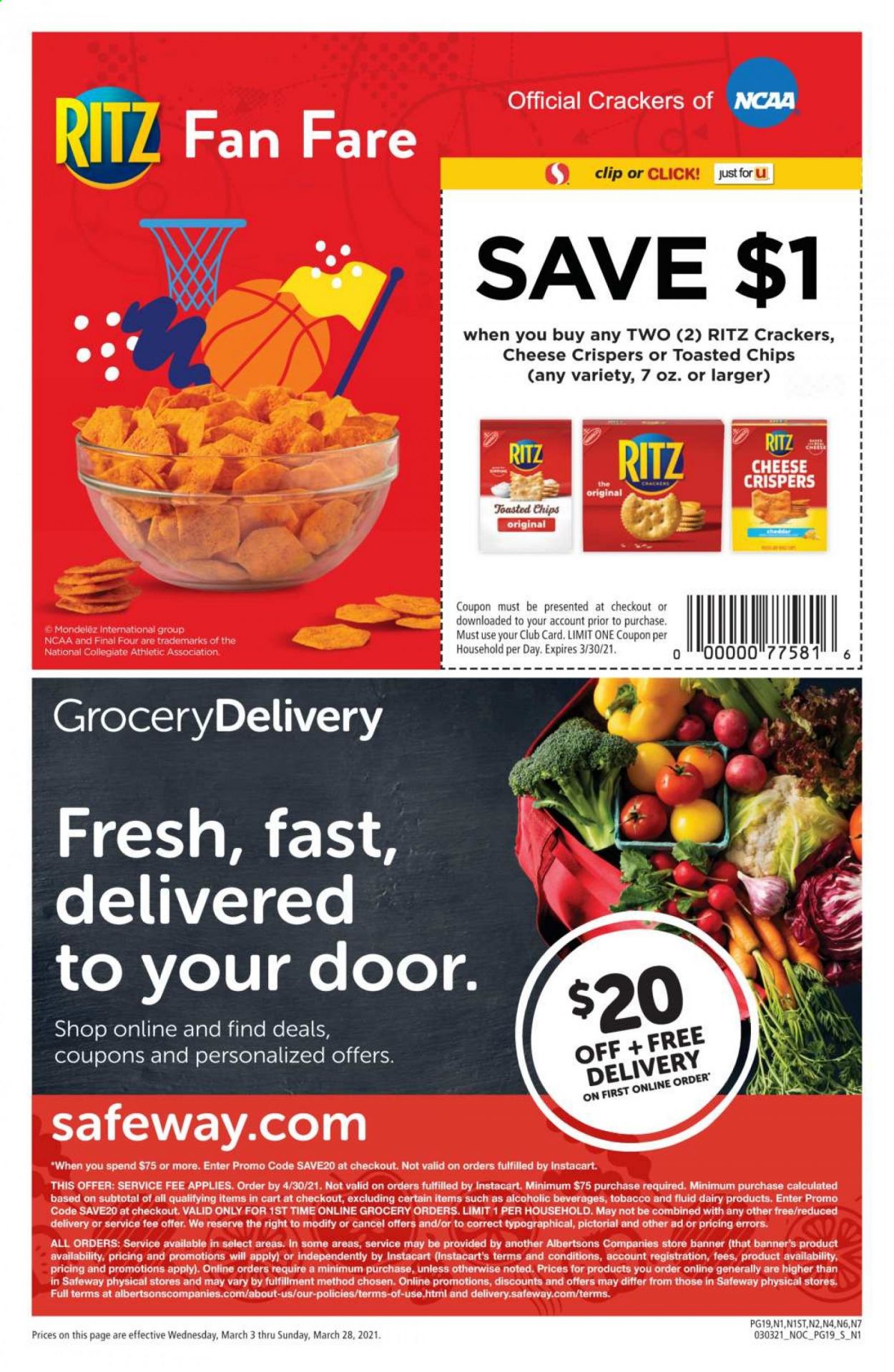 Safeway ad - 03/03/2021 - 03/28/2021. Page 19