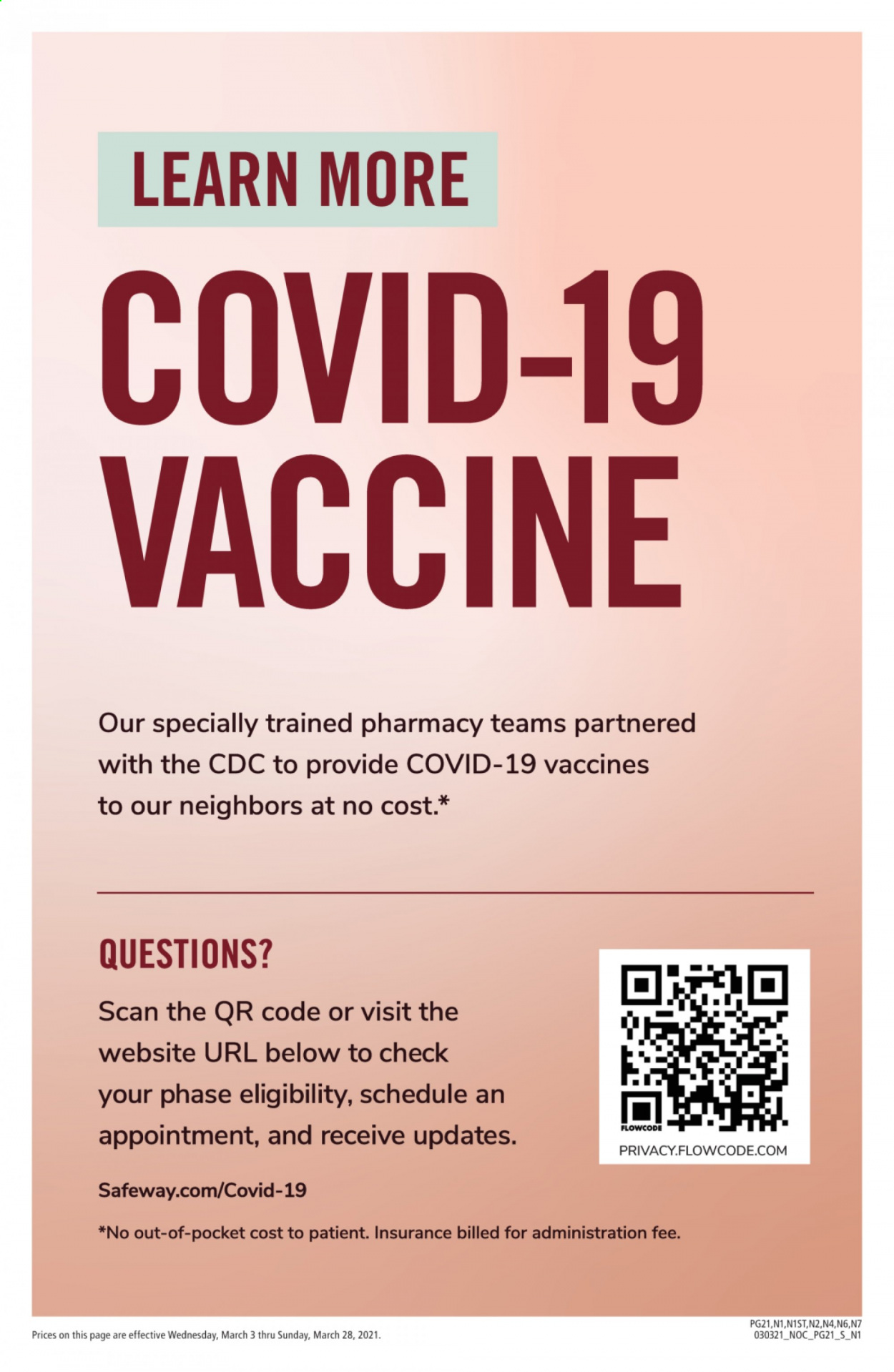 Safeway ad - 03/03/2021 - 03/28/2021. Page 21