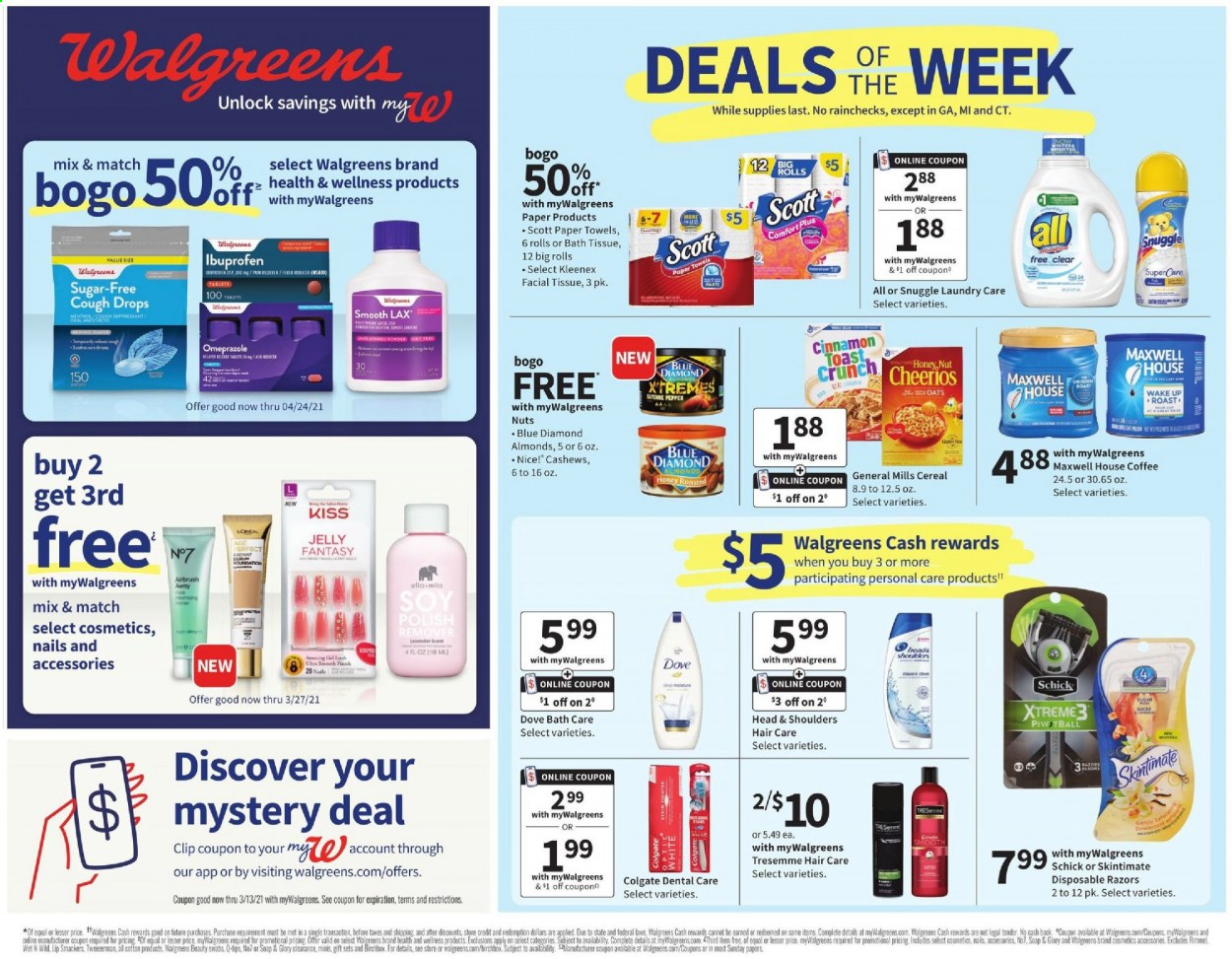 Walgreens ad - 03/07/2021 - 03/13/2021. Page 1