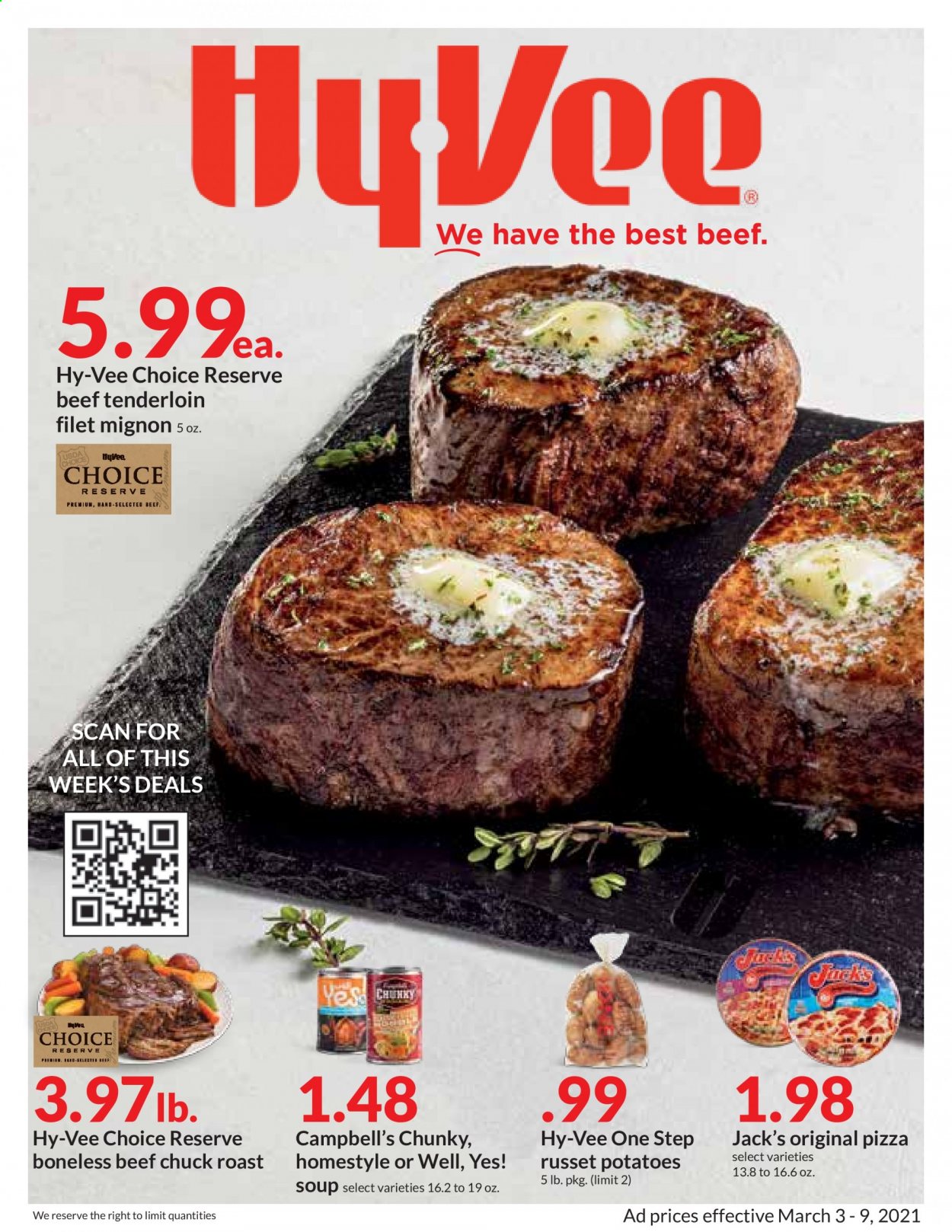 Hy-Vee ad - 03/03/2021 - 03/09/2021. Page 1