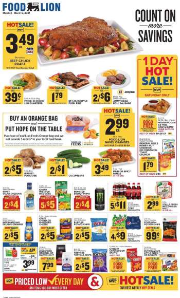 Food Lion Flyer - 03.03.2021 - 03.09.2021.