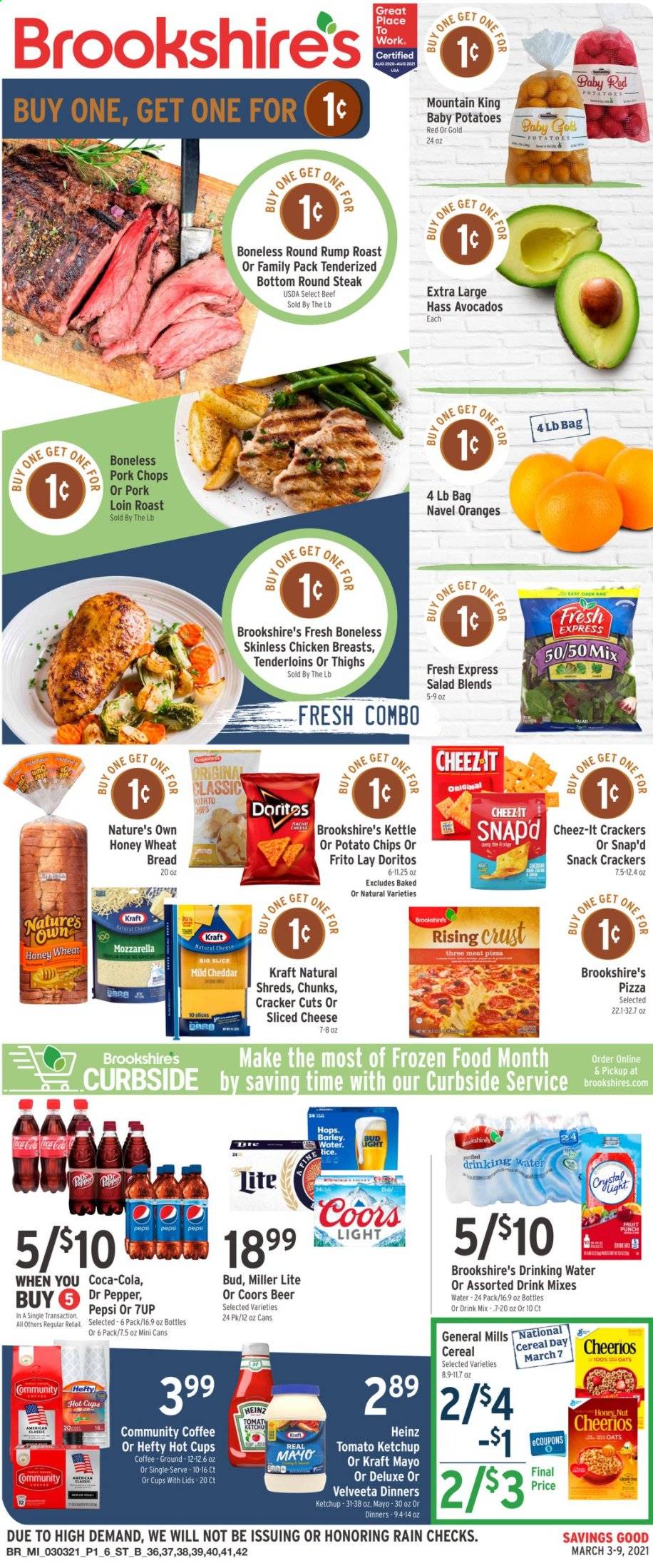 Brookshires ad - 03/03/2021 - 03/09/2021. Page 1