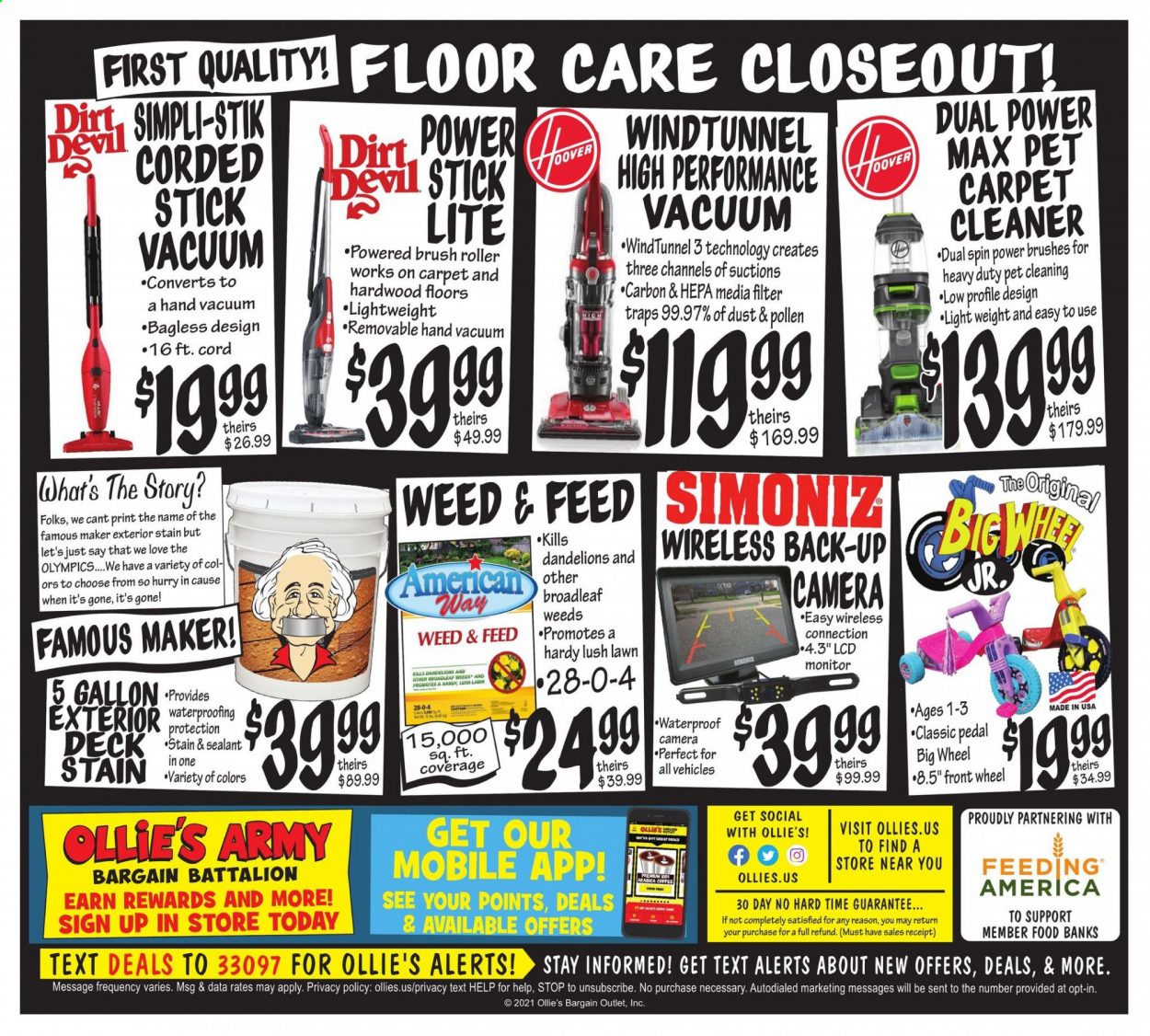 thumbnail - Ollie's Bargain Outlet Flyer - 03/04/2021 - 03/10/2021 - Sales products - coffee, vacuum cleaner, spin power, cleaner. Page 8.