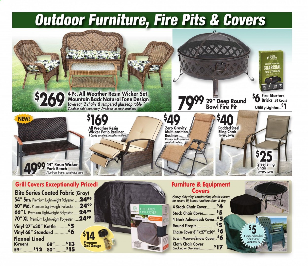 thumbnail - Ocean State Job Lot Flyer - 03/04/2021 - 03/10/2021 - Sales products - bowl, cushion, kettle, outdoor furniture, charcoal, lawn mower, grill. Page 15.