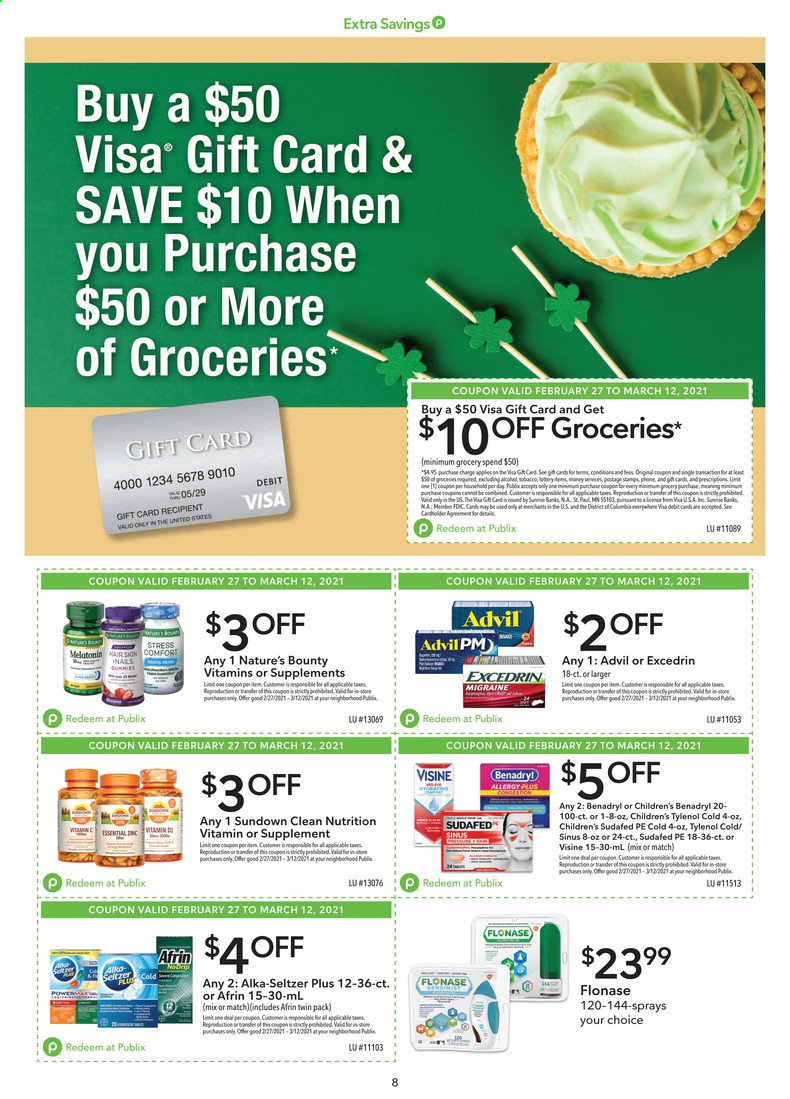 Publix ad - 02/27/2021 - 03/12/2021. Page 8