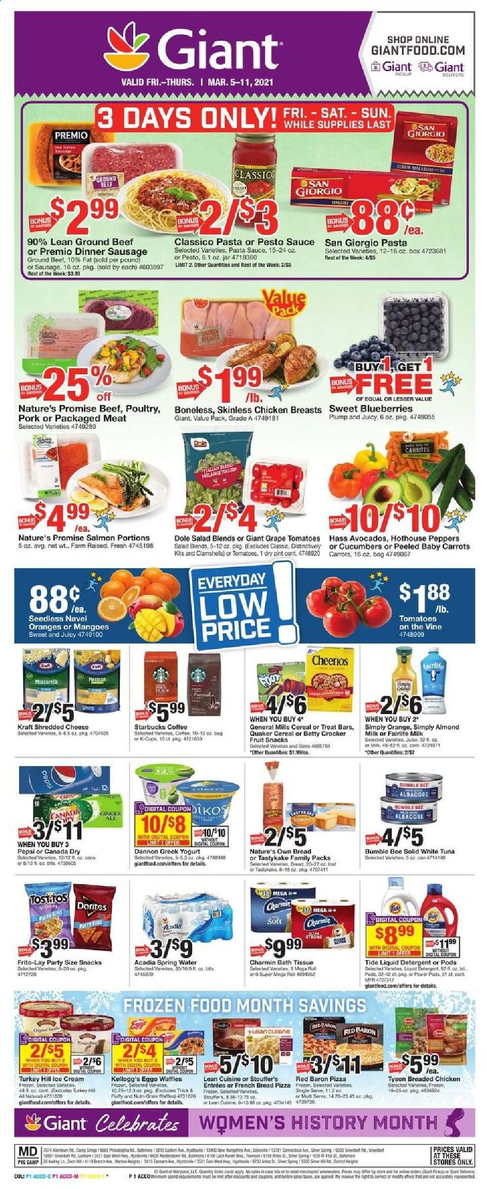 Giant Food ad - 03/05/2021 - 03/11/2021. Page 1