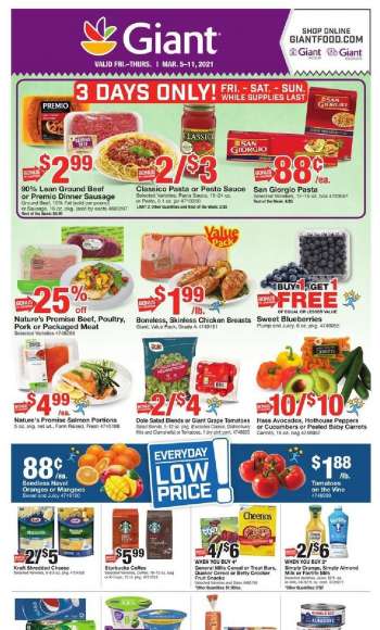 Giant Food Flyer - 03.05.2021 - 03.11.2021.