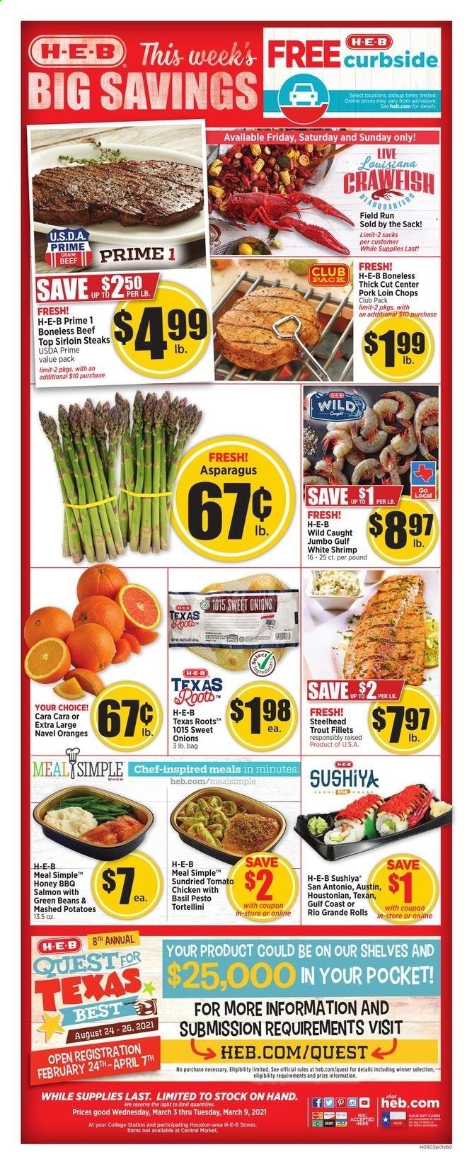 H-E-B ad - 03/03/2021 - 03/09/2021. Page 1