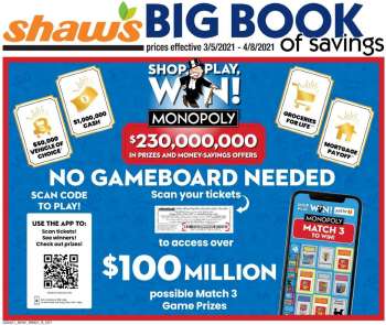 Shaw’s Flyer - 03.05.2021 - 04.08.2021.