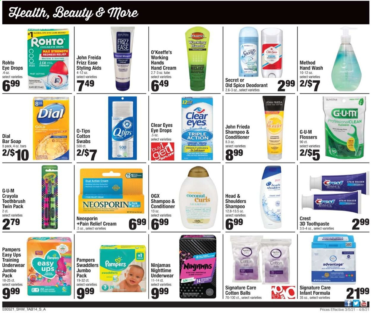 Shaw’s ad - 03/05/2021 - 04/08/2021. Page 14