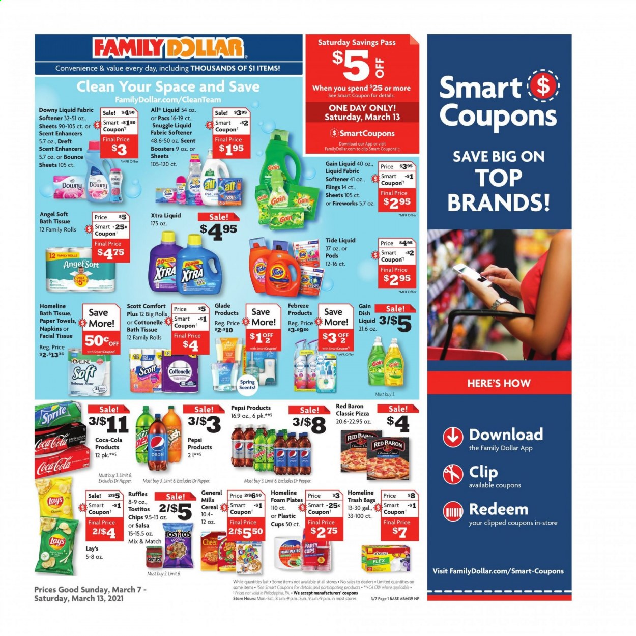 Family Dollar ad - 03/07/2021 - 03/13/2021. Page 1
