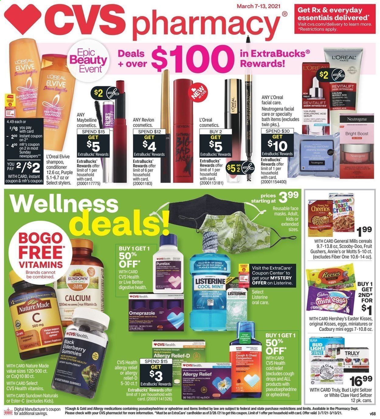 CVS Pharmacy ad - 03/07/2021 - 03/13/2021. Page 1