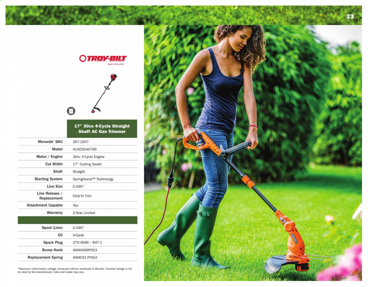 Menards ad - 03/01/2021 - 12/31/2021. Page 23