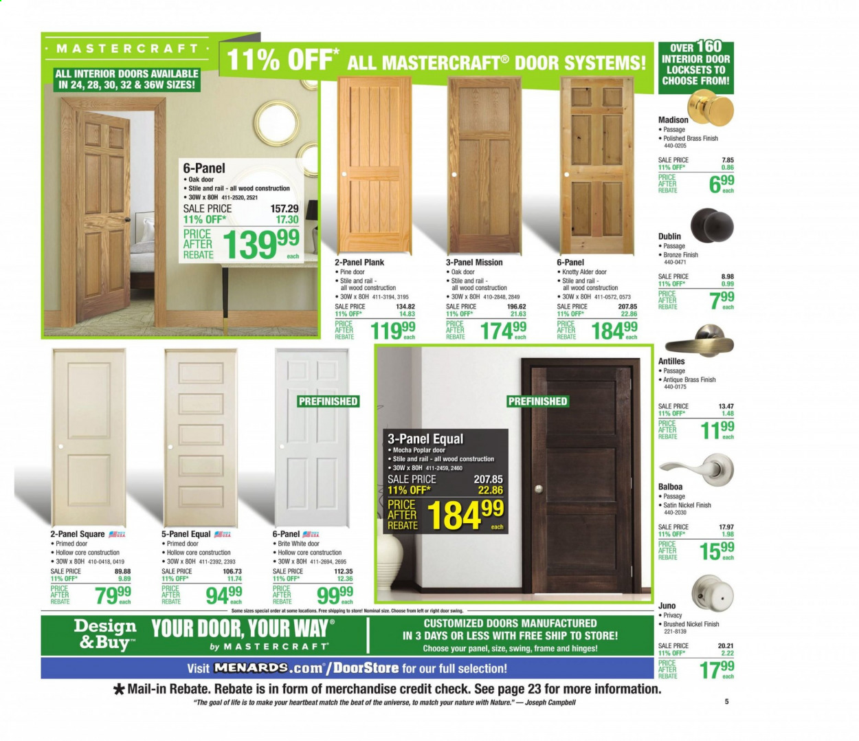 Menards ad - 03/07/2021 - 03/13/2021. Page 5