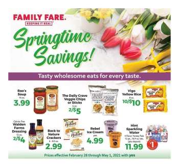 Family Fare Flyer - 02.28.2021 - 05.01.2021.