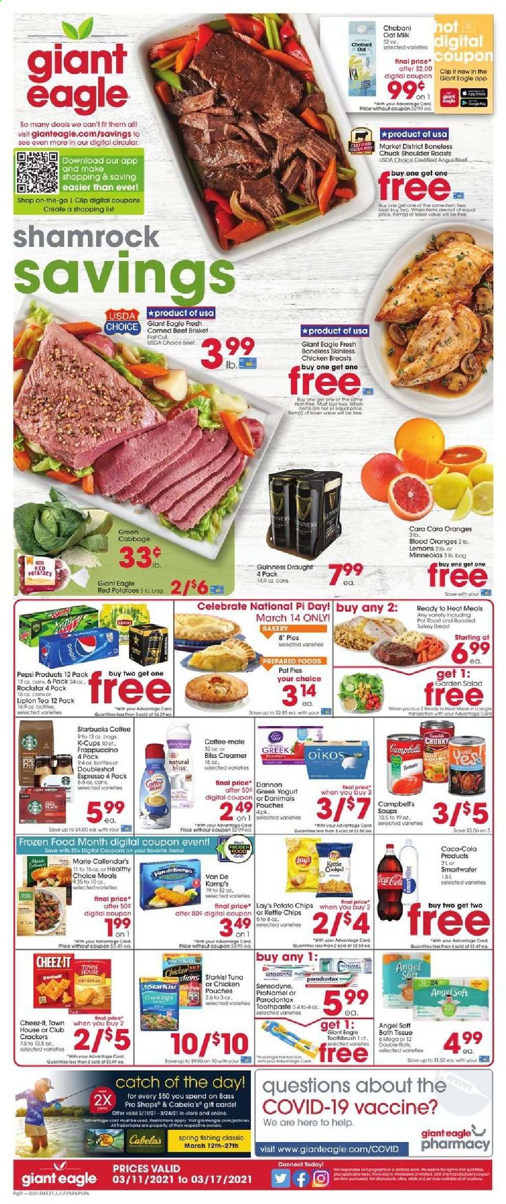 Giant Eagle ad - 03/11/2021 - 03/17/2021. Page 1