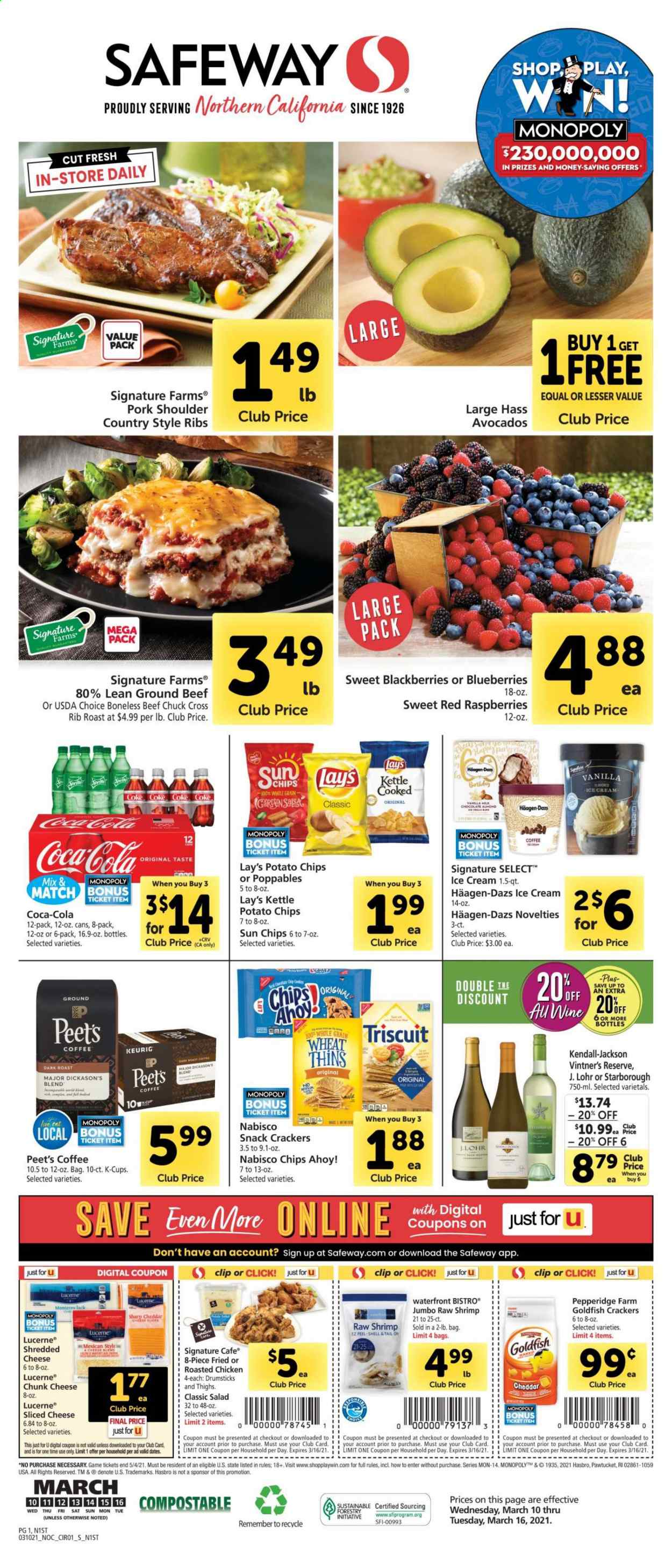 Safeway ad - 03/10/2021 - 03/16/2021. Page 1