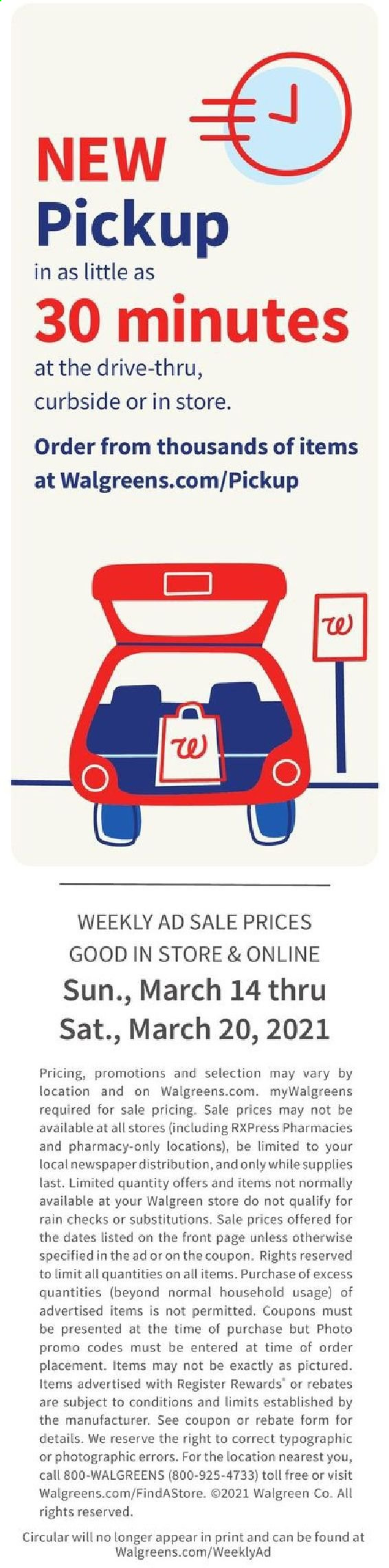 Walgreens ad - 03/14/2021 - 03/20/2021. Page 23