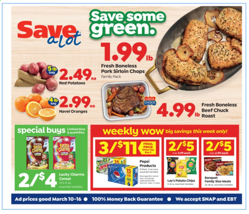 Save a Lot ad - 03/10/2021 - 03/16/2021. Page 1