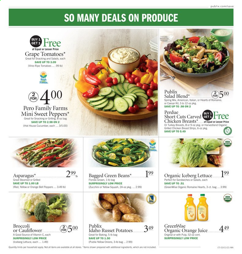 Publix ad - 03/11/2021 - 03/17/2021. Page 7